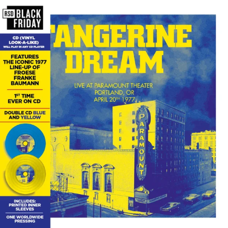 Tangerine Dream - Live at Paramount Theater, Portland, 1977 Do-CD